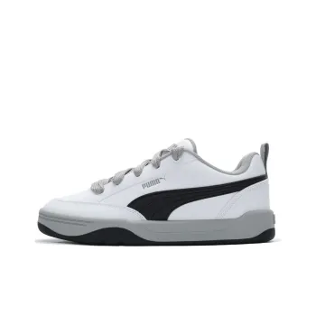 PUMA Park Lifestyle Anti Slip Wear Resistant Low Top Skateboard Shoes Unisex Black White