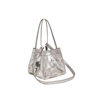 Marino Orlandi Synthetic Leather Bonded Cow Split Leather Handbag Small Size Women's Multicolor