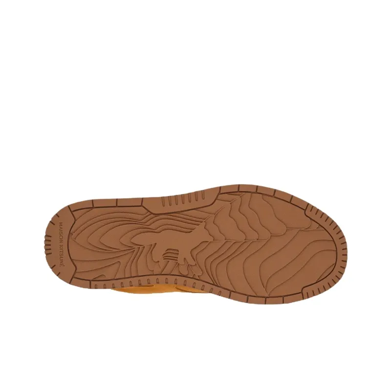 Maison Kitsune Chiru Trainers Low Top Skateboard Shoes Women's Brown-5