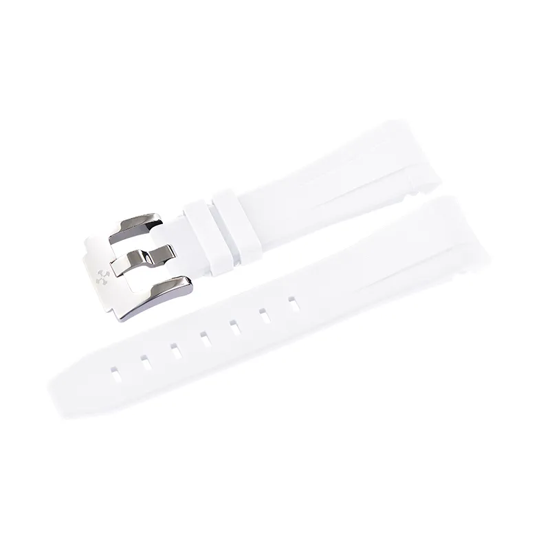 VAGENARI Rubber Strap Compatible With Emperor Sailing Bay 41mm Pin Buckle Style Watch Band Unisex-1