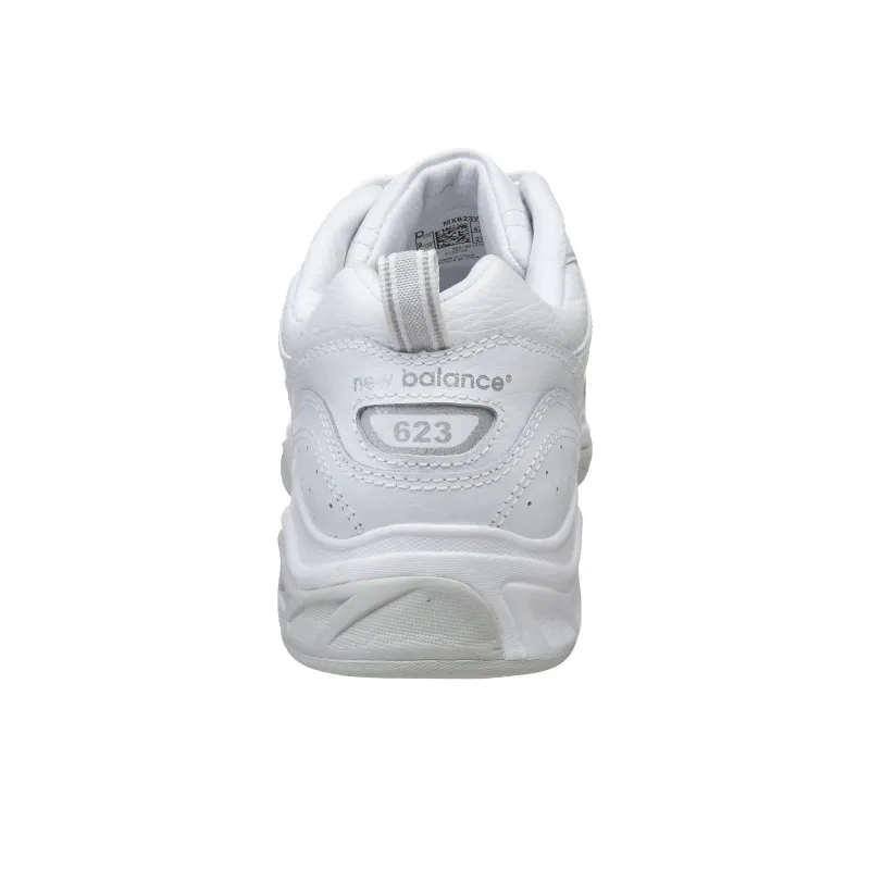New Balance 623 Series Lightweight Non Slip Casual Training Shoe White-4