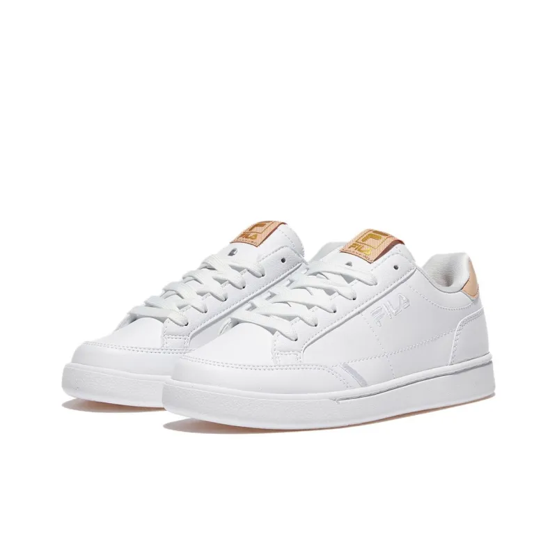 FILA Elite Coat V3 Cushioning Wear Resistant Casual Shoes Unisex White-2