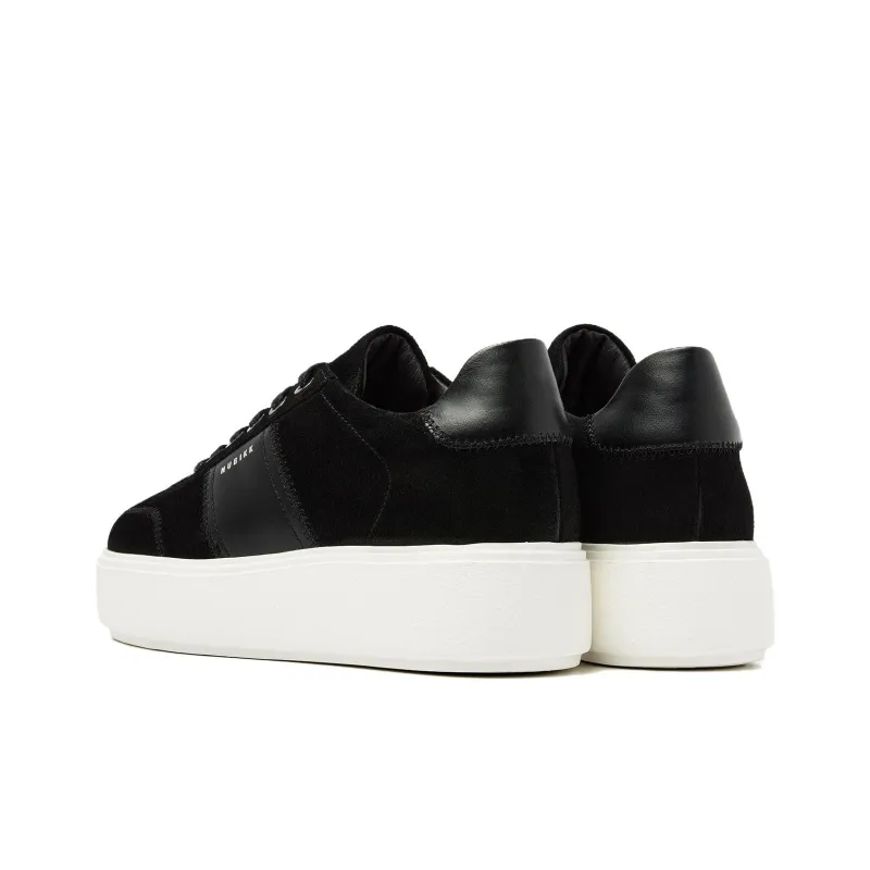 NUBIKK Elise Wing Low-Top Skateboard Shoes 4.5cm Women's Black-4