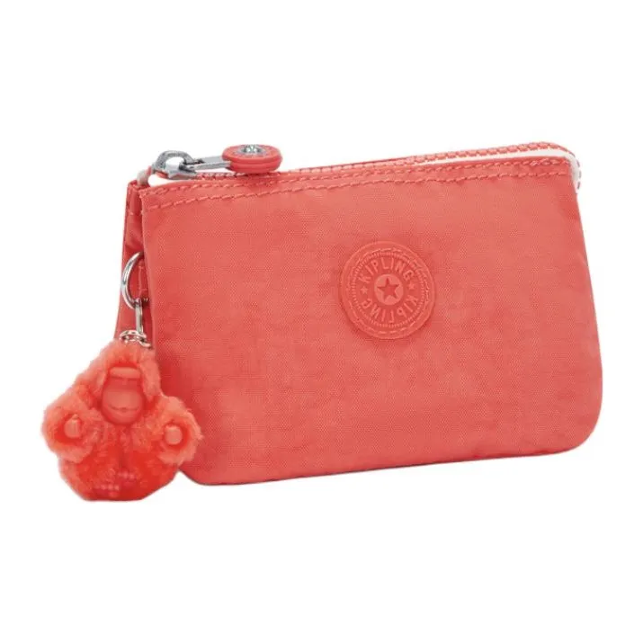 Kipling Recycled Polyamide Wallet Small Size Women's Coral-1