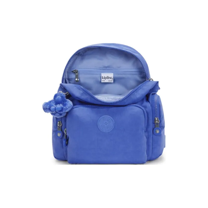 Kipling Recycled Polyamide Backpack Mini Women's Havana Blue-1