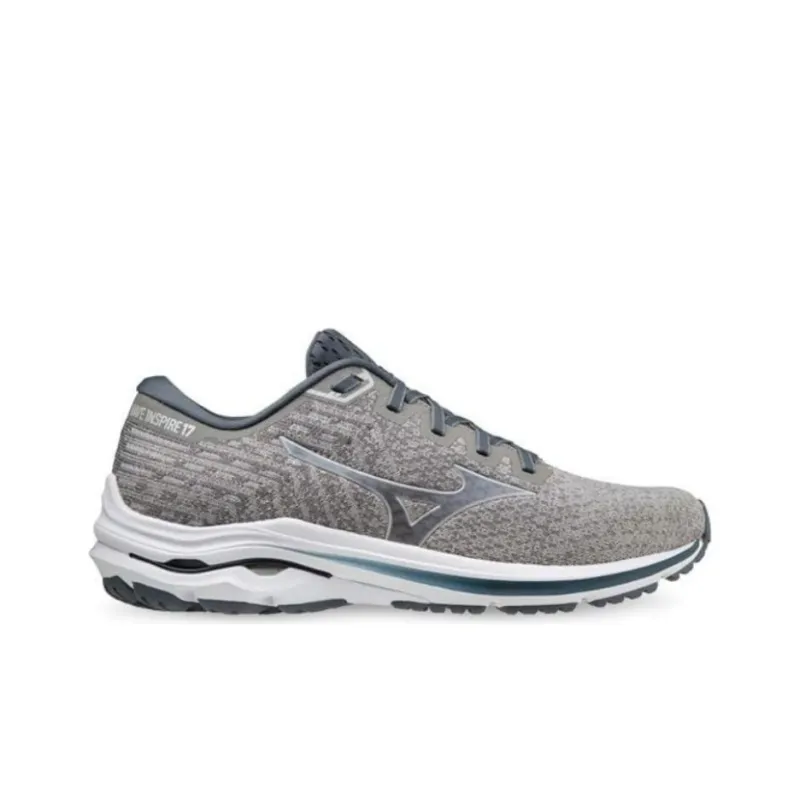 Mizuno Wave Inspire 17 Running Shoes Unisex Low-Top Gray-1
