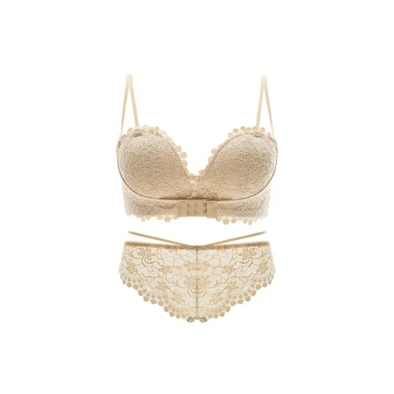 Flowers In Water Underwear Set Women's Skin-0