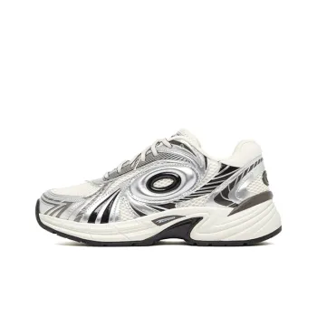 OLD ORDER Cushioning Low Top Casual Running Shoes Unisex Silver