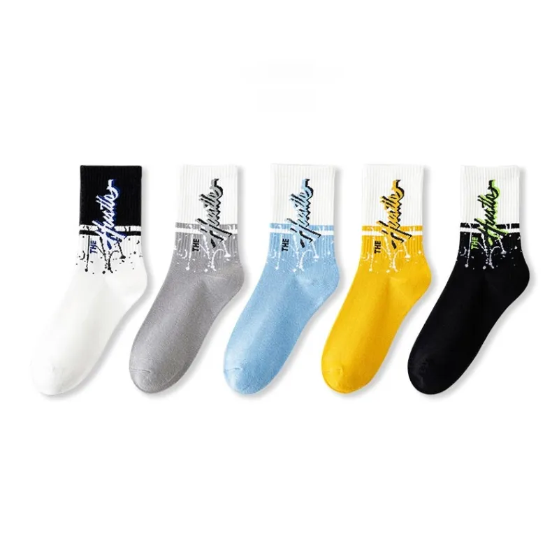 MIIOW Mid-Calf Socks Men's 5 Pack-2