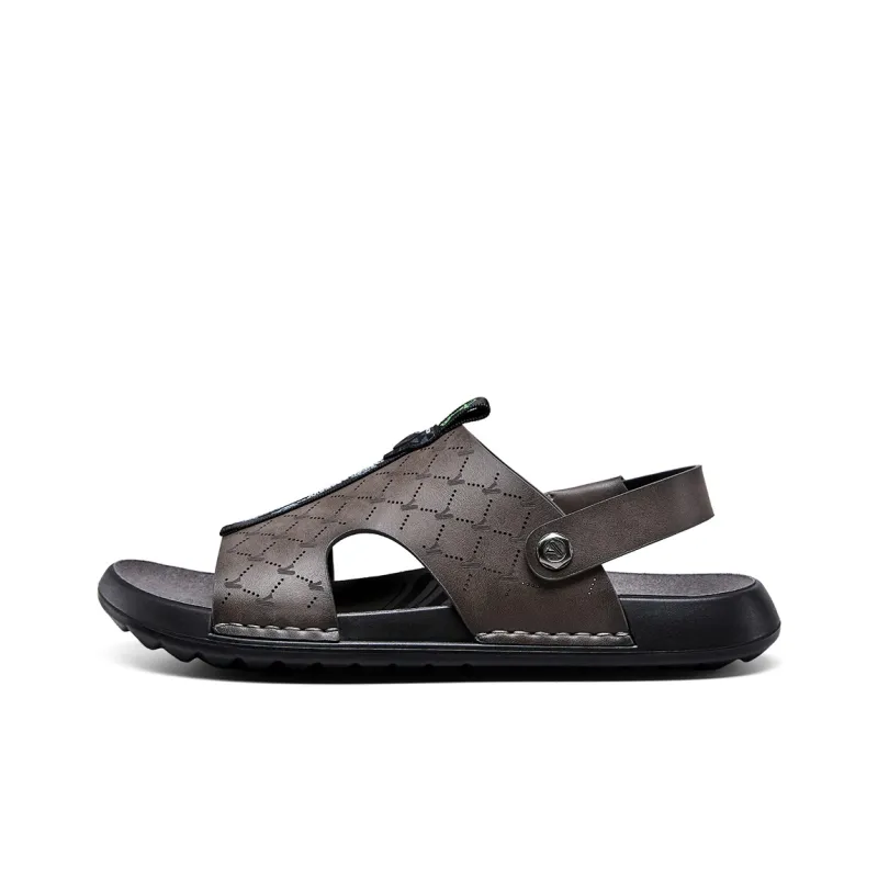 YEARCON Men's Shoes 2024 New Arrival Men's Sandal Outerwear Slippers Dual Purpose Casual Beach Sandals For Men-4