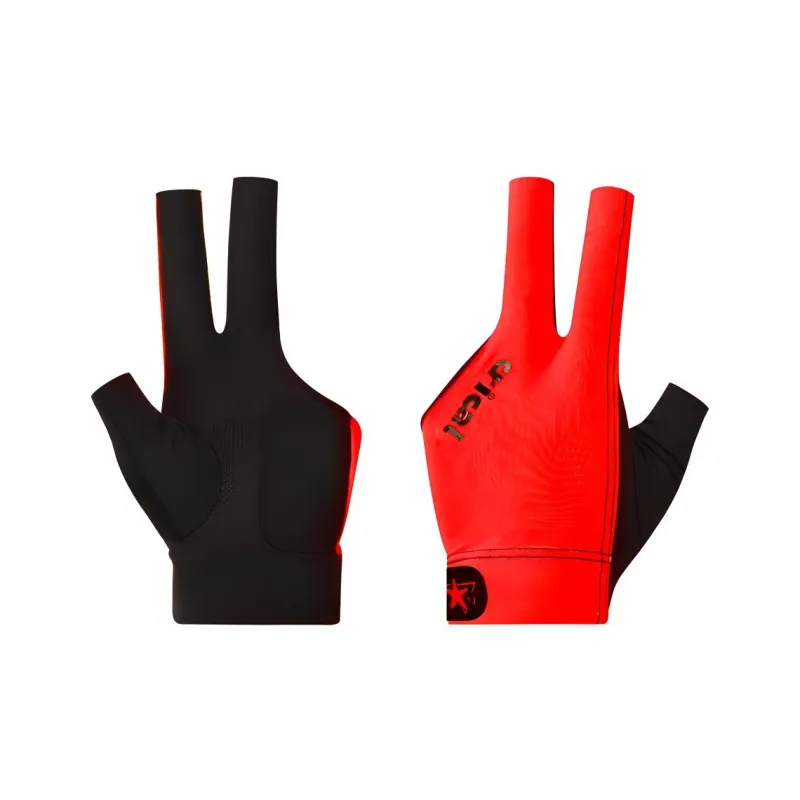 KONLLEN Billiards Three Finger Gloves Lycra Fabric Unisex Multicolor-2