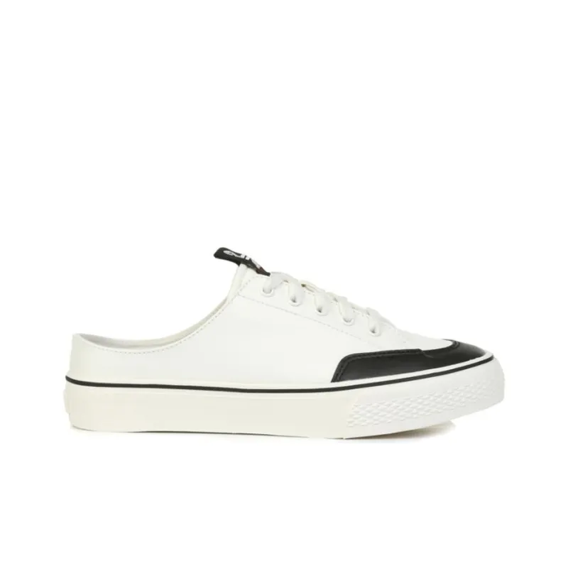 FILA Low Tops Skateboarding Shoes White Black Version 'White Black'-1