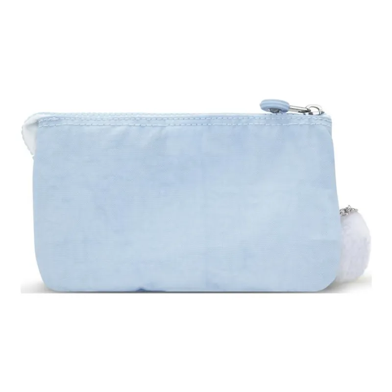 Kipling Recycled Polyamide Wallet Storage Bag, Clutch Large Size Women's Frost Blue-3
