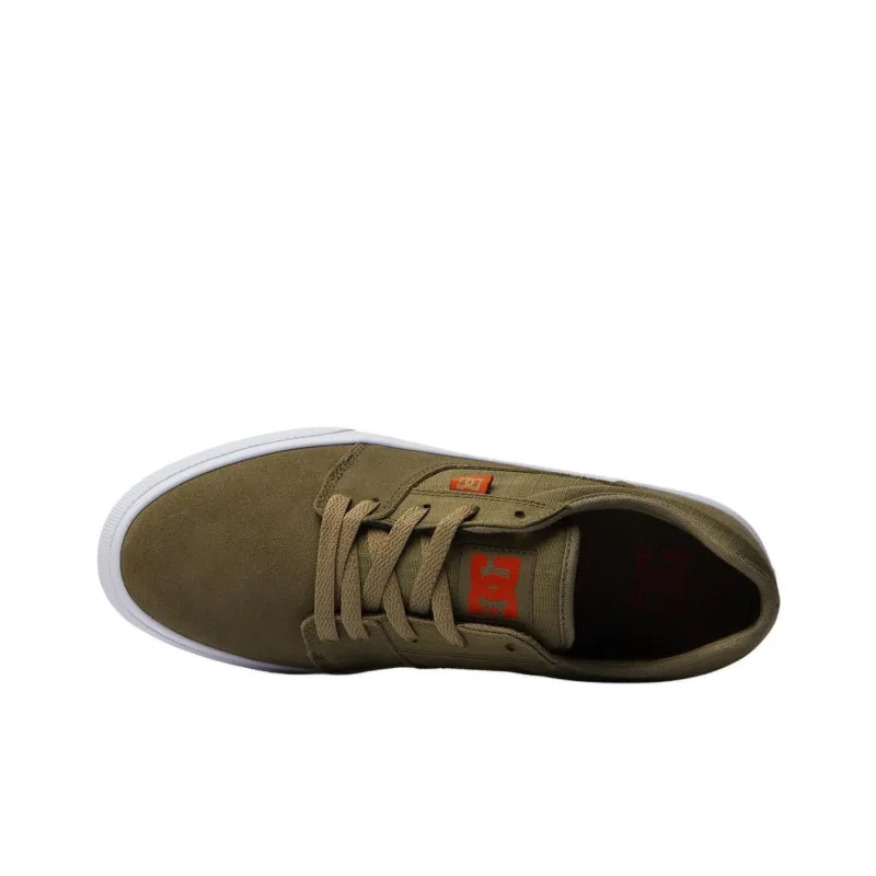 DC Shoes Low Top Skateboard Shoes Men's Olive Green-4