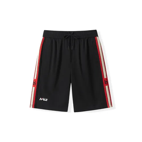 HALEBOSS Casual Shorts Men Black