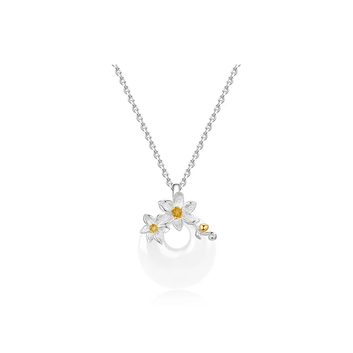 ZSY Chalcedony Necklaces Unisex-24