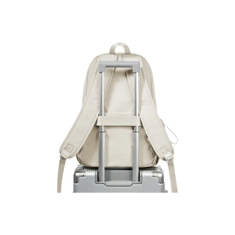 QING QI ZHE Washed Fabric Backpack Regular Unisex Multicolor-17