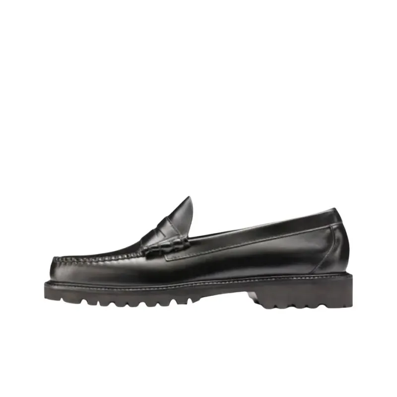 G.H. Bass & Co. Larson Lug Loafers Men's Black-0