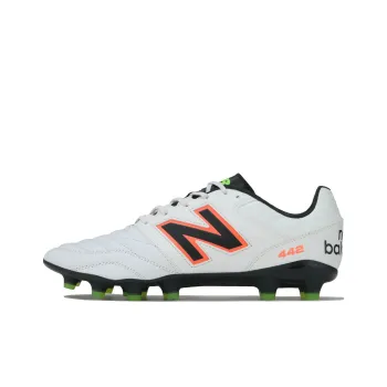 New Balance 442 V2 Pro HG Rubber Short Studs Anti Slip Wear Resistant Soccer Shoes Unisex White