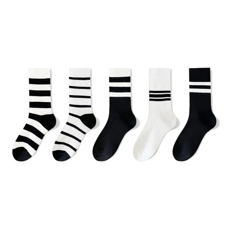 MIIOW Mid-Calf Socks Women's 5 Pack-9