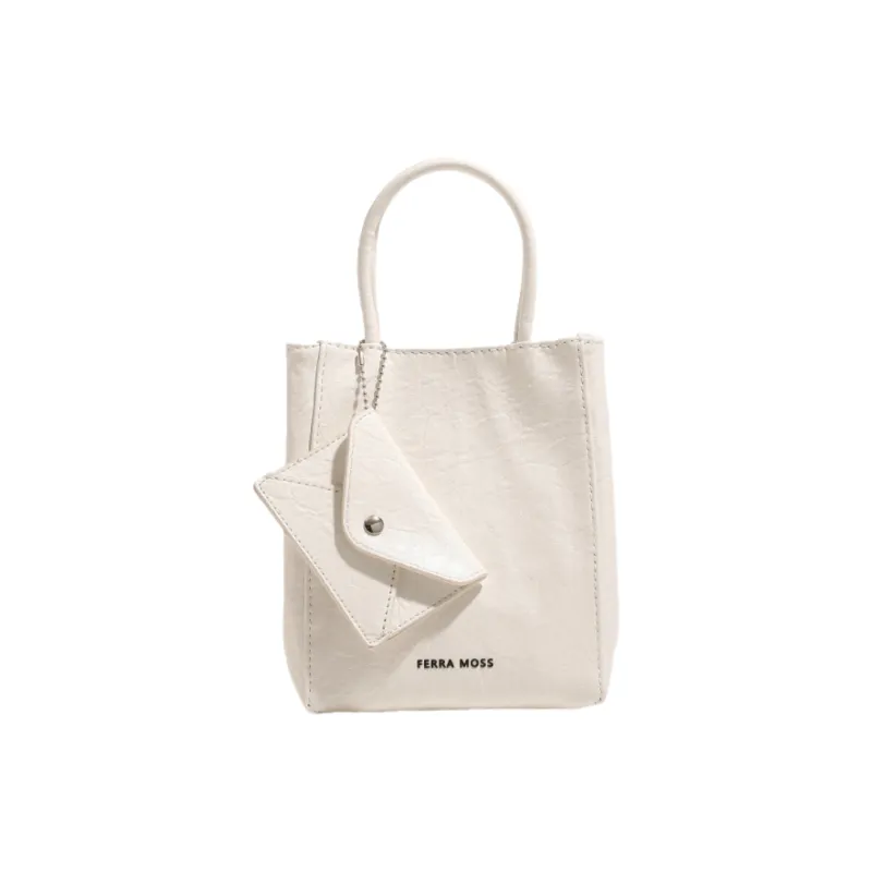DALO PU Handbag Regular Women's Black/Milk White/Laser Silver-9