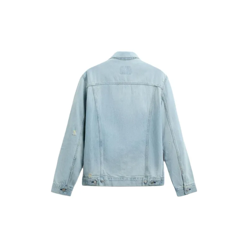ZARA Denim Jacket Men's Light Blue-1