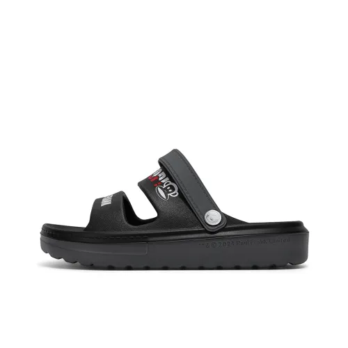 PAUL FRANK Beach Sandals Men Black Gray, White Gray, Dark Blue Orange