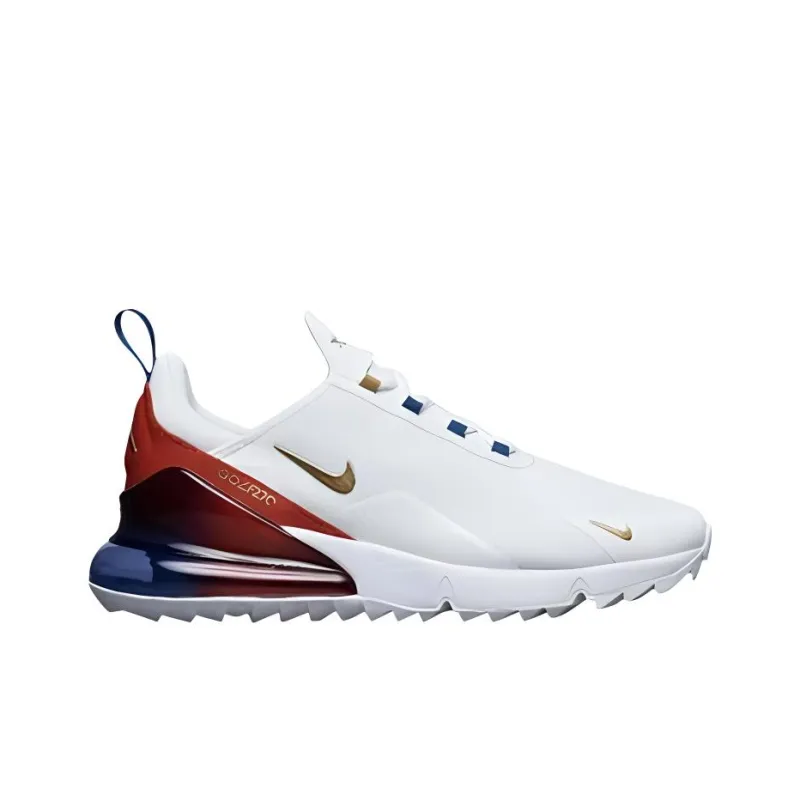 Nike Air Max 270 Wear resistant And Lightweight Low Top Casual Shoes Unisex White-1