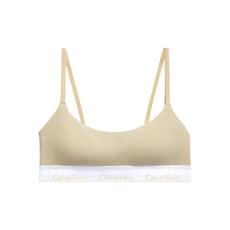 CALVIN KLEIN JENNIE Series Bra Women's Wheat Straw Yellow-1