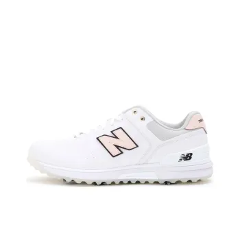 New Balance 3000 V3 Slip Resistant Coverage Low Top Golf Shoes Women's White Pink 2E