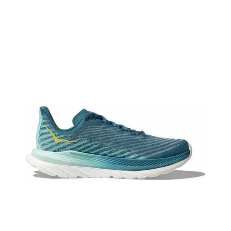 HOKA ONE ONE Mach 5 Cushioning Breathable Low-Top Running Shoes Unisex Green-1