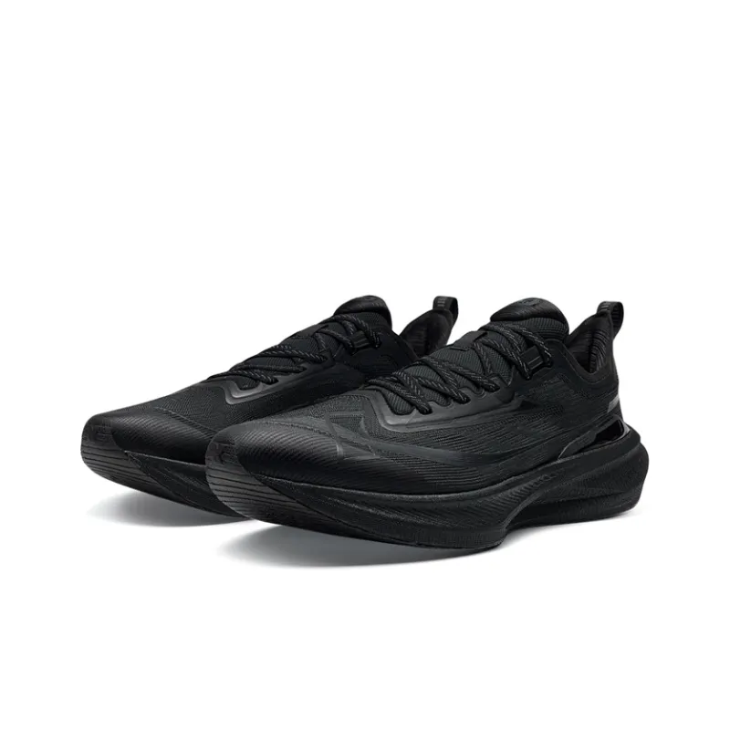 XTEP Two Thousand Kilometers 2.0 Anti Slip Wear Resistant Low Top Running Shoes Men's C Area Black Horse-3