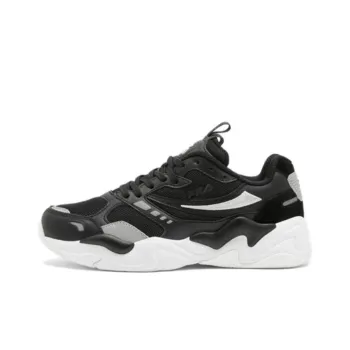 FILA Sonicburst Anti-Slip Wear-Resistant Low-Top Casual Shoes Women's Black
