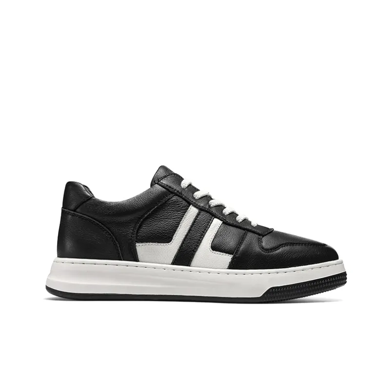 Hautton Jeans Abrasion Resistant Low Top Skateboard Shoes Men's-6