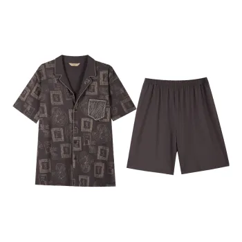 AUTUMNDEER Men Pajama Sets