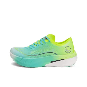 IRUNSVAN Low-Top Running Shoes Unisex Dancing Greenery