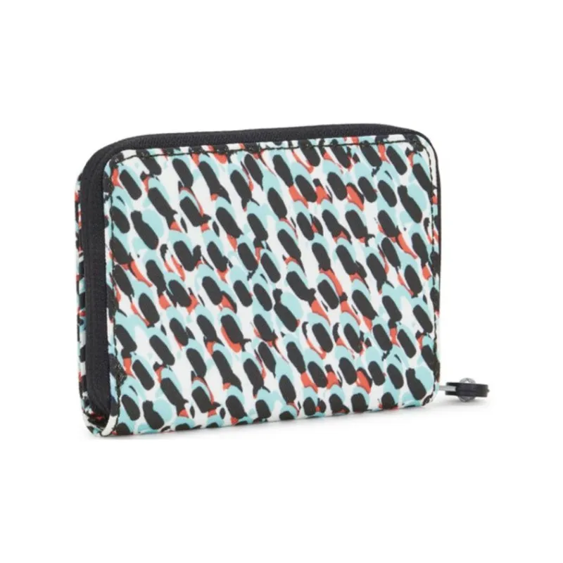 Kipling Recycled Polyester Wallet Medium Size Women's Black & Multicolor-2