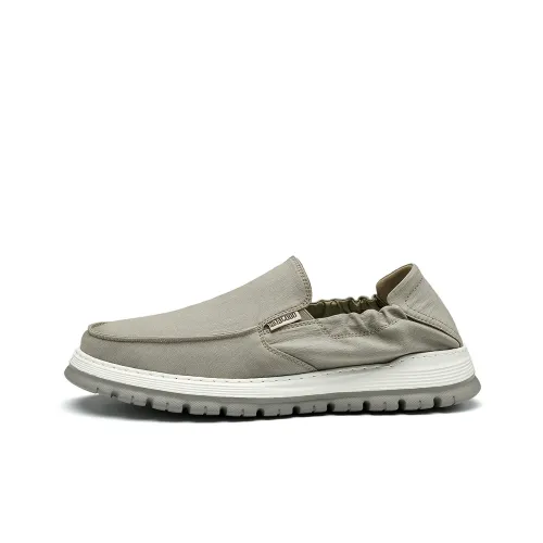 HLA Fashion Breathable Wear-Resistant Casual From shoes Slip-on For Middle-Aged Comfortable Lightweight Fabric From shoes Men's