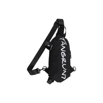 KAMLUI Composite Cloth Sling Bag Unisex Black/White