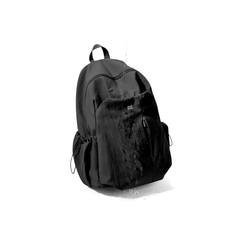 QING QI ZHE Washed Fabric Backpack Regular Unisex Multicolor-12