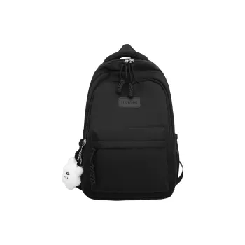 Venerable Brahma Nylon Backpack Large Size Women's Black/White/Yellow/Red