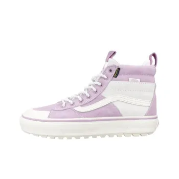 Vans SK8 MTE 2 Cushioning Wear Resistant High Top Skateboard Shoes Unisex Purple Gray