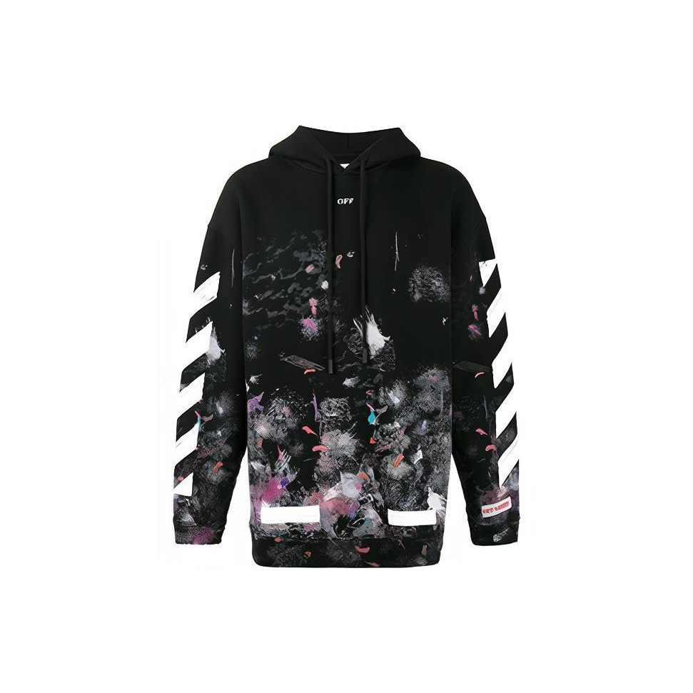 bebcdrshop trends offwhite galaxy hoodie POIZON