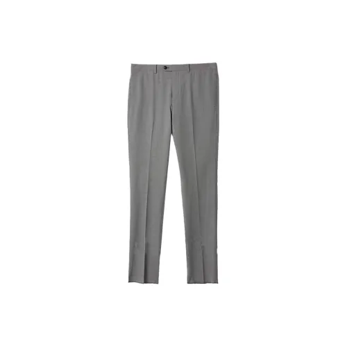 JODOLL Suit Trousers Men Gray Brown