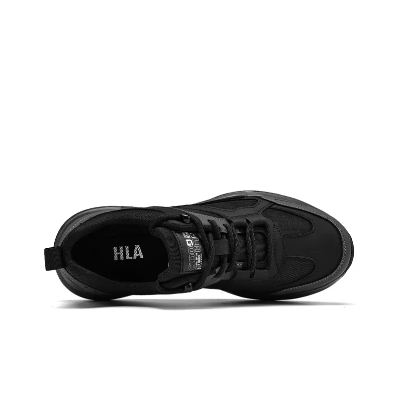 HLA Trendy Patchwork Breathable Athletic Shoes With Height Increase Wear-Resistant Versatile Casual Shoes Men's-2