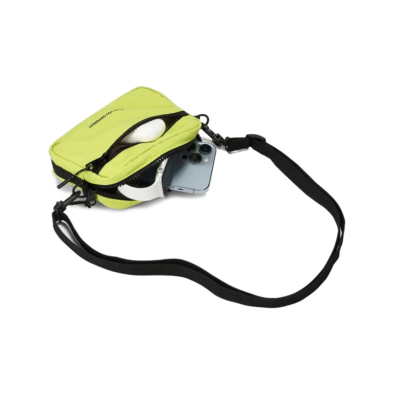 MYD Polyester One Shoulder Cycling Crossbody Bag Regular Unisex Green Jujube Light Yellow-1