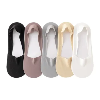 Caramella No Show Socks Women's 5 Pack Mixed Color