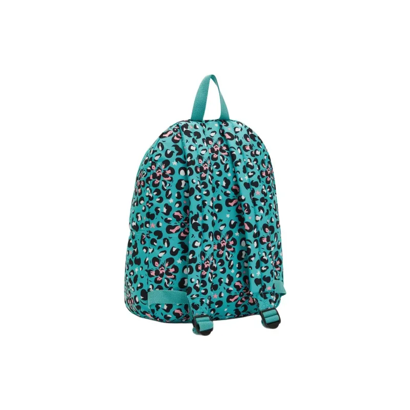 Kipling Recycled Polyester Backpack Medium Size Women's Leopard Print Flower-3