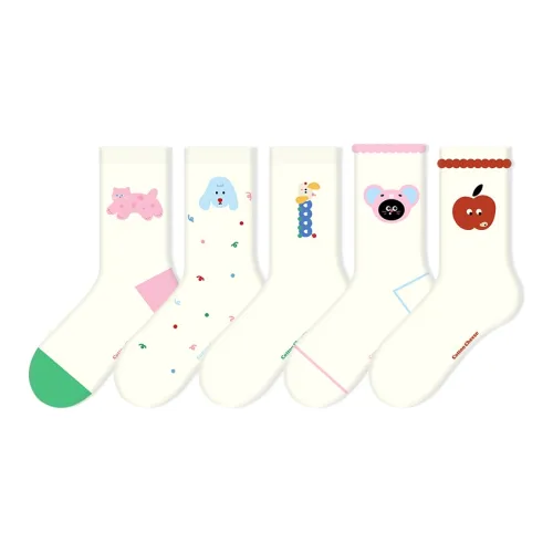 COTTON CHEESE Women's Mid-Calf Socks