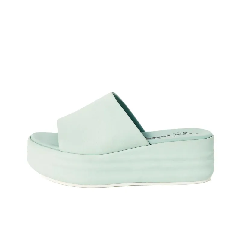FREE PEOPLE Slide Slippers 7cm Women's Mint Green-0